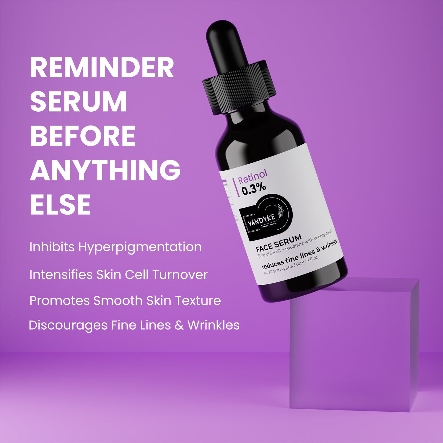 Retinol 0.3% Face Serum - Vandyke