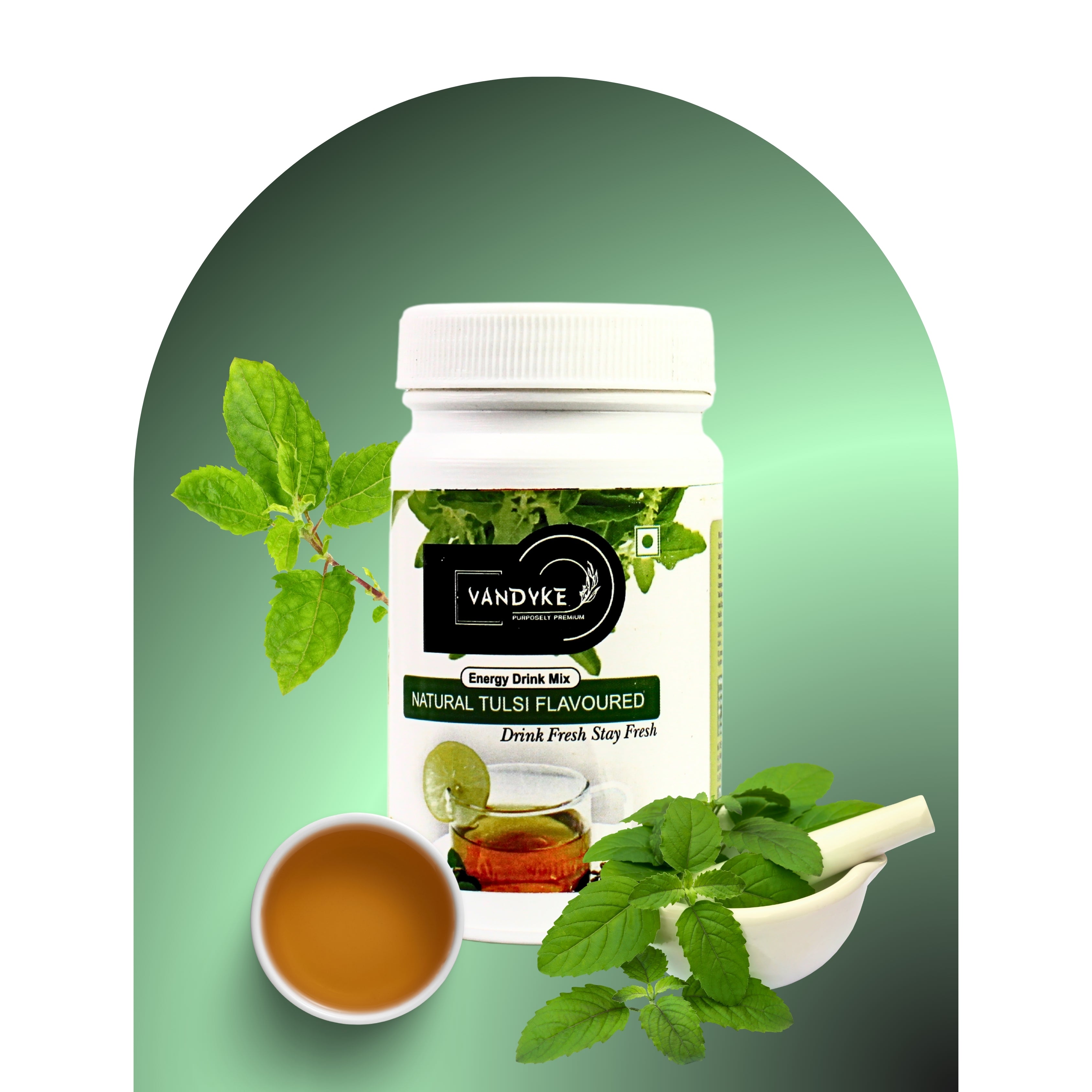 Vandyke Natural Tulsi Energy Drink 50g
