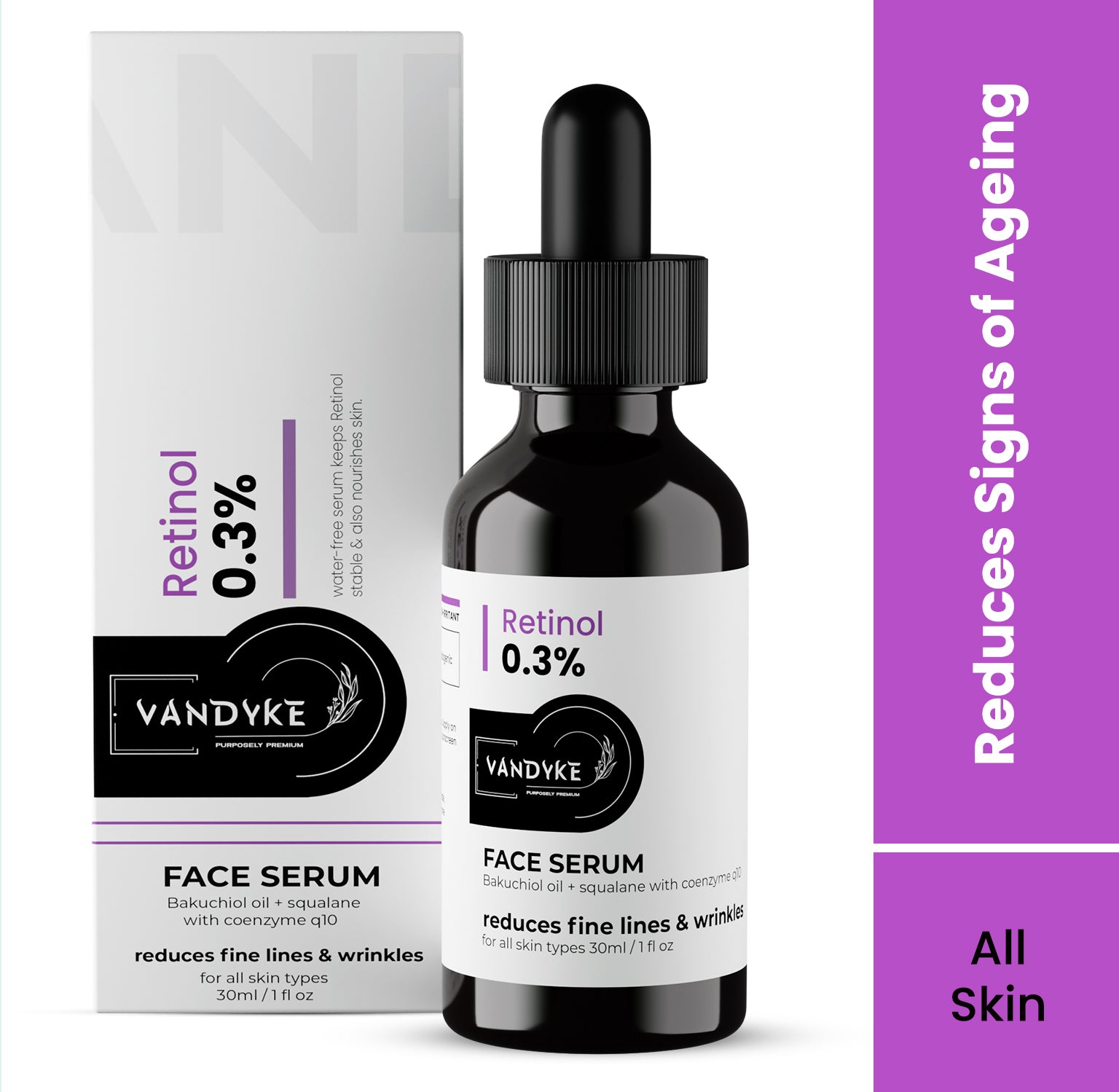Retinol 0.3% Face Serum - Vandyke