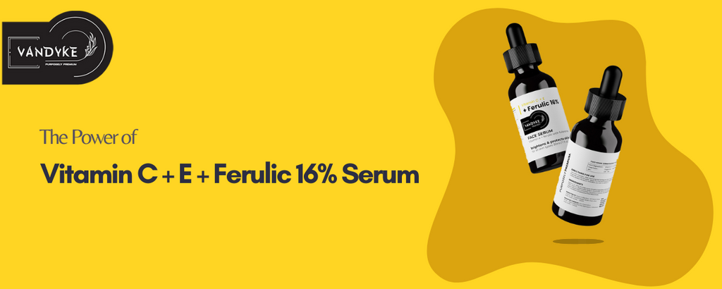 The Power of Vandyke Vitamin C + E + Ferulic 16% Serum with Other Skincare Superstars