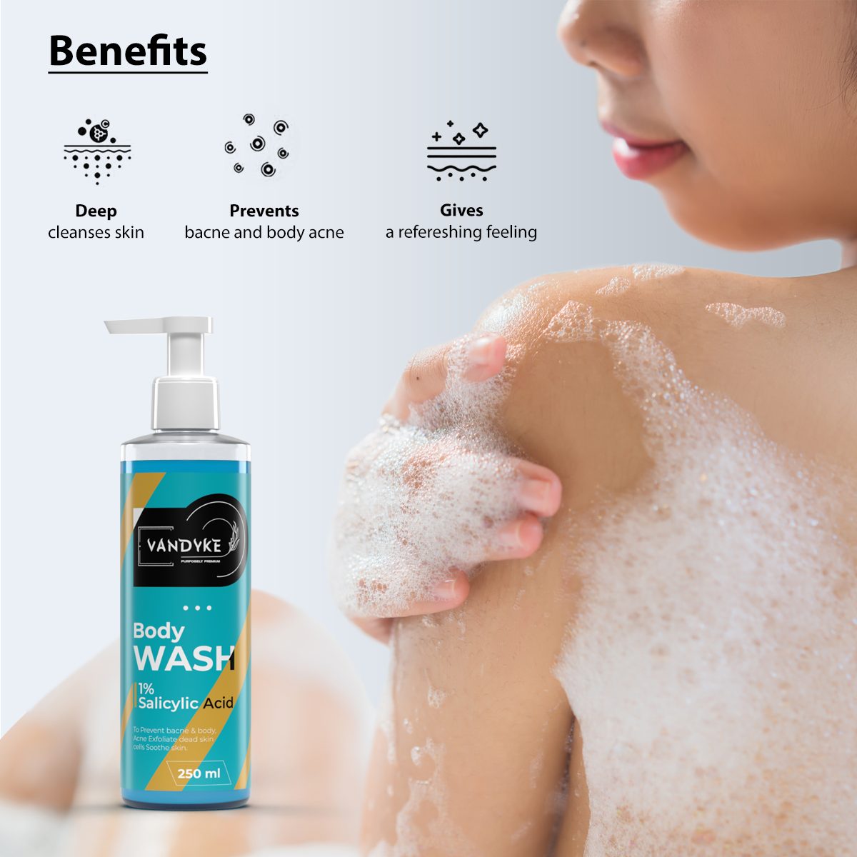 1% Salicylic Body Wash