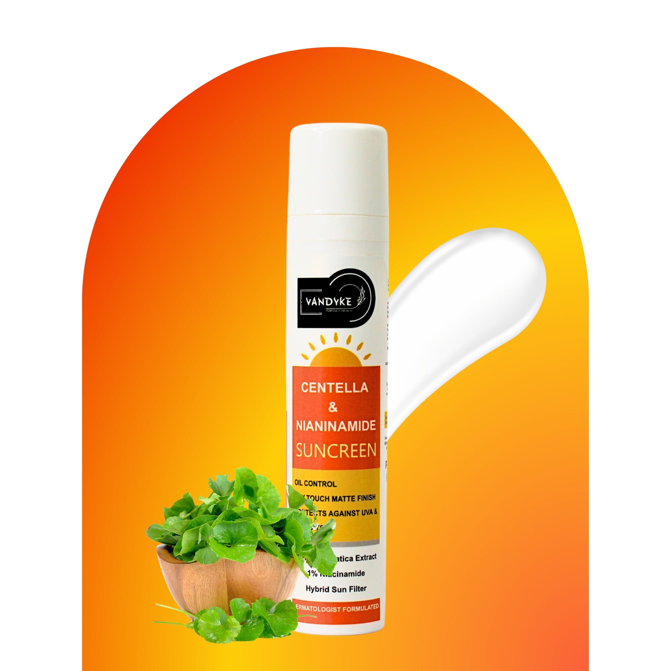 Centella & Nianinamide Sunscreen - Vandyke