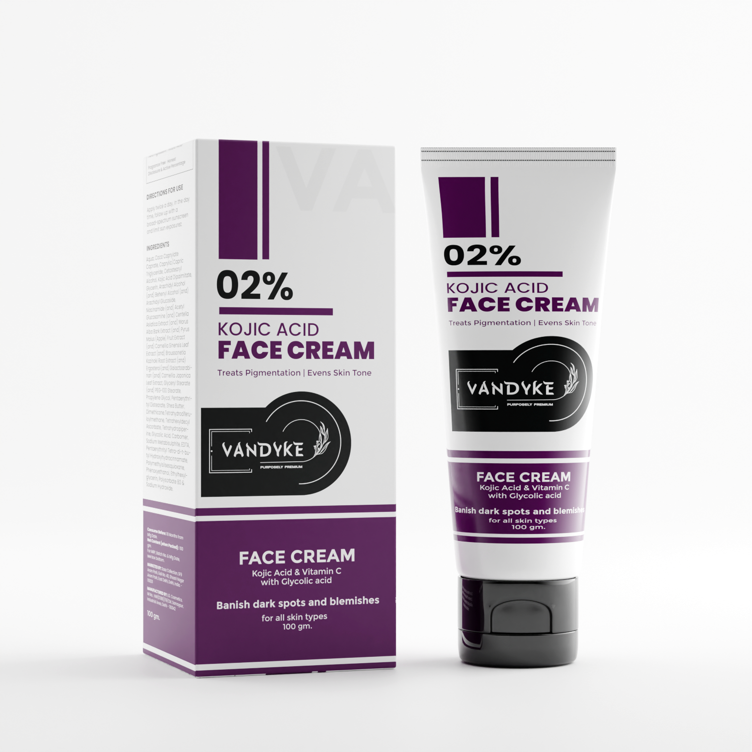 Vandyke 2% Kojic Acid Cream