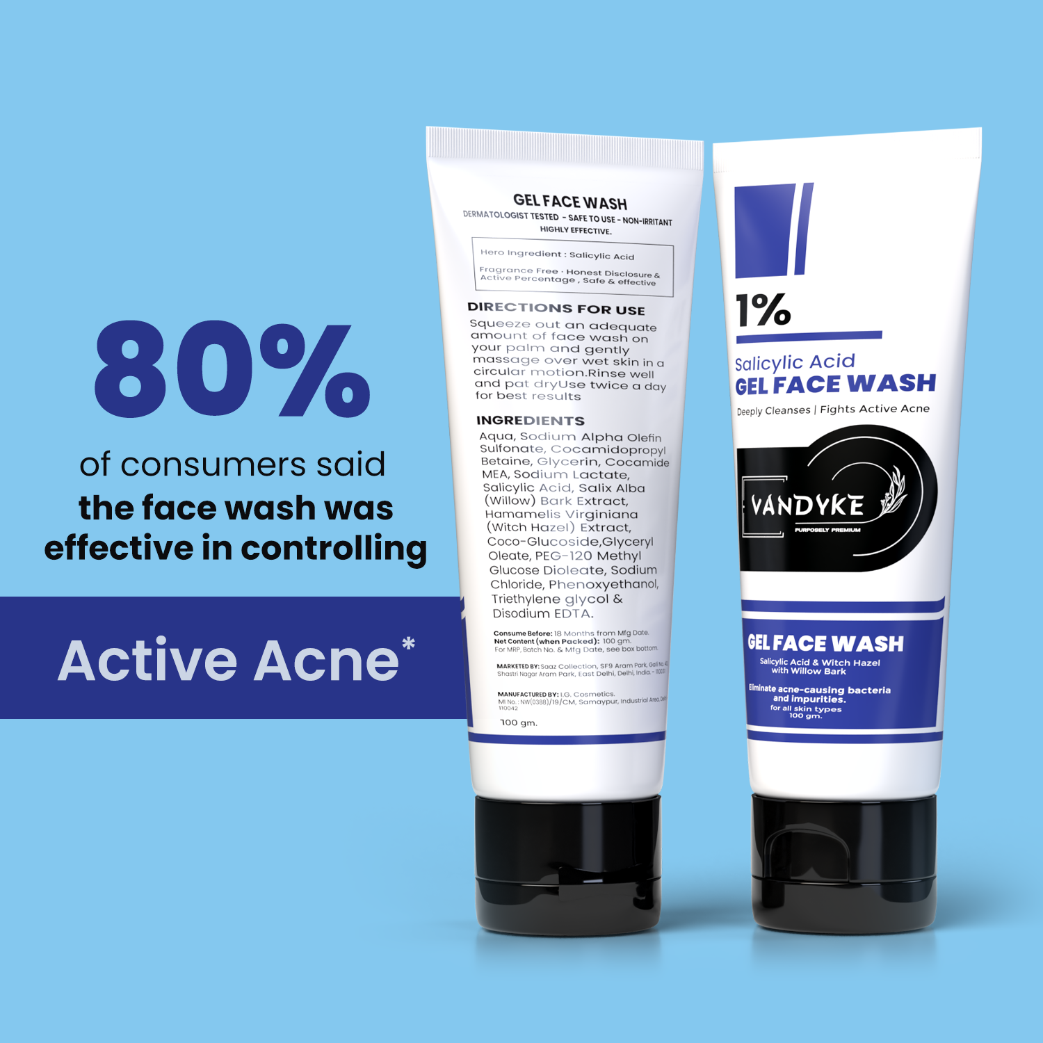 1% Salicylic Acid Gel Face Wash