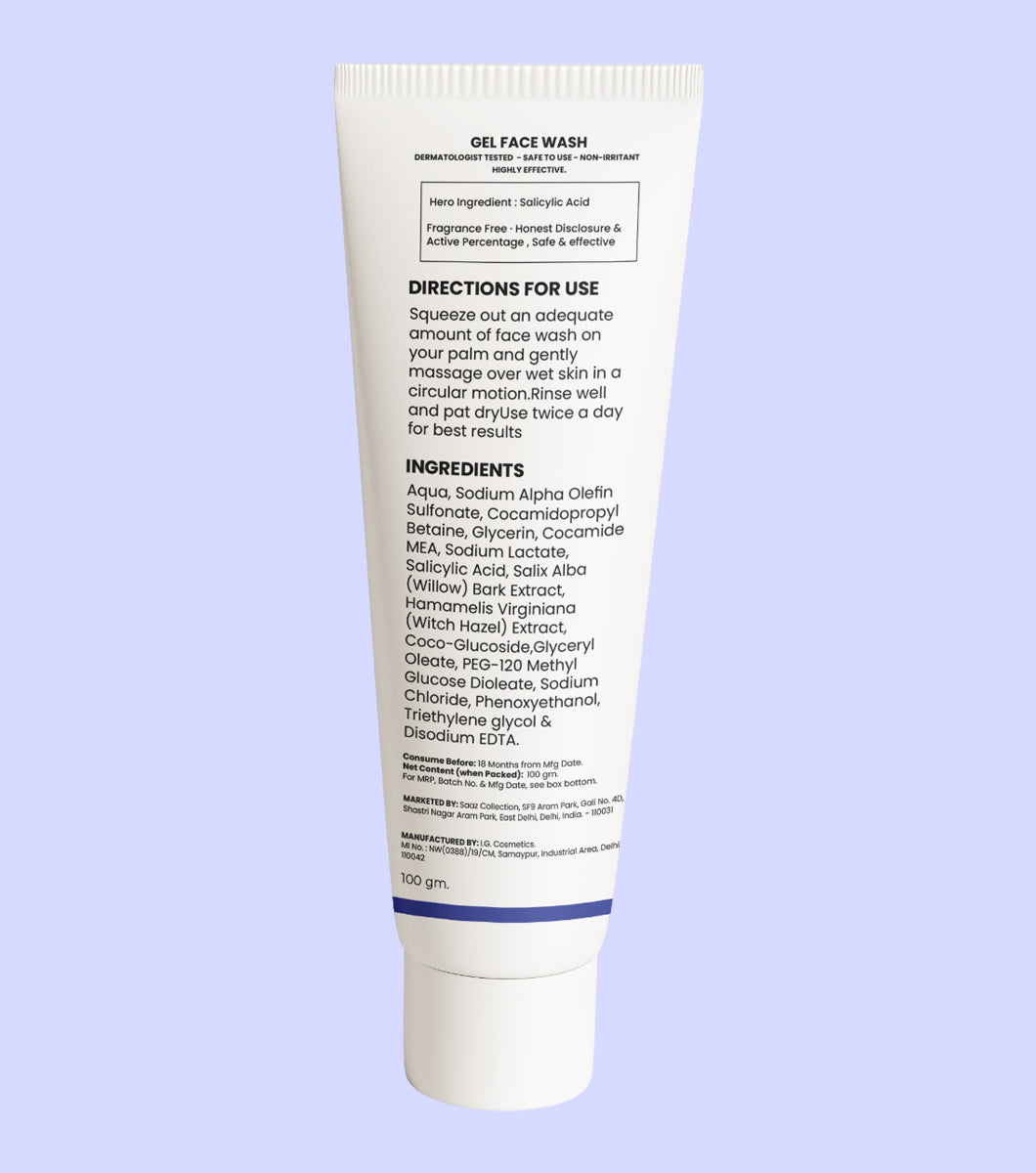 1% Salicylic Acid Gel Face Wash