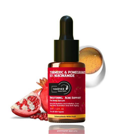 Vandyke Turmeric & Pomegranate with 10% Niacinamide Face Serum 30ml