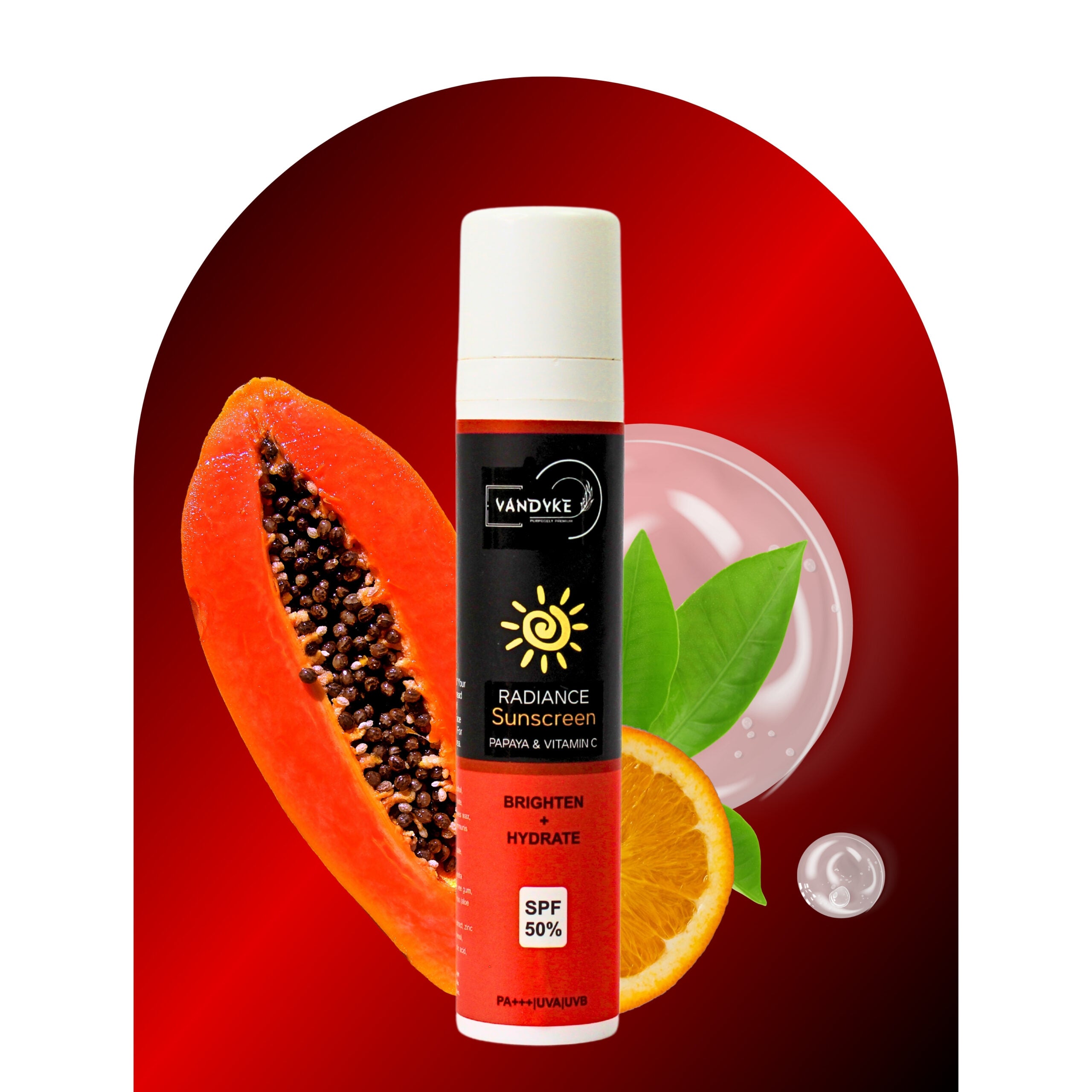 Radience Sunscreen Papaya & Vitamin c - Vandyke