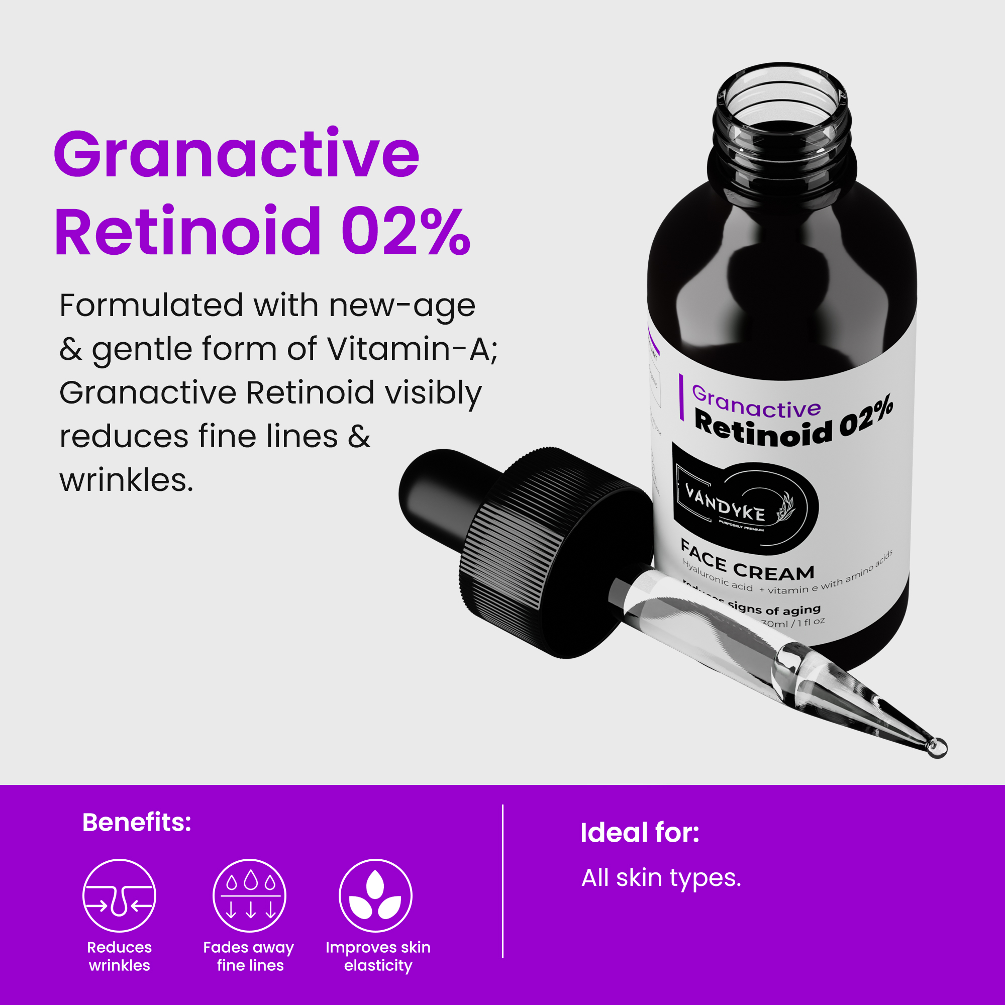 Granactive Retinoid 02% Face serum - Vandyke