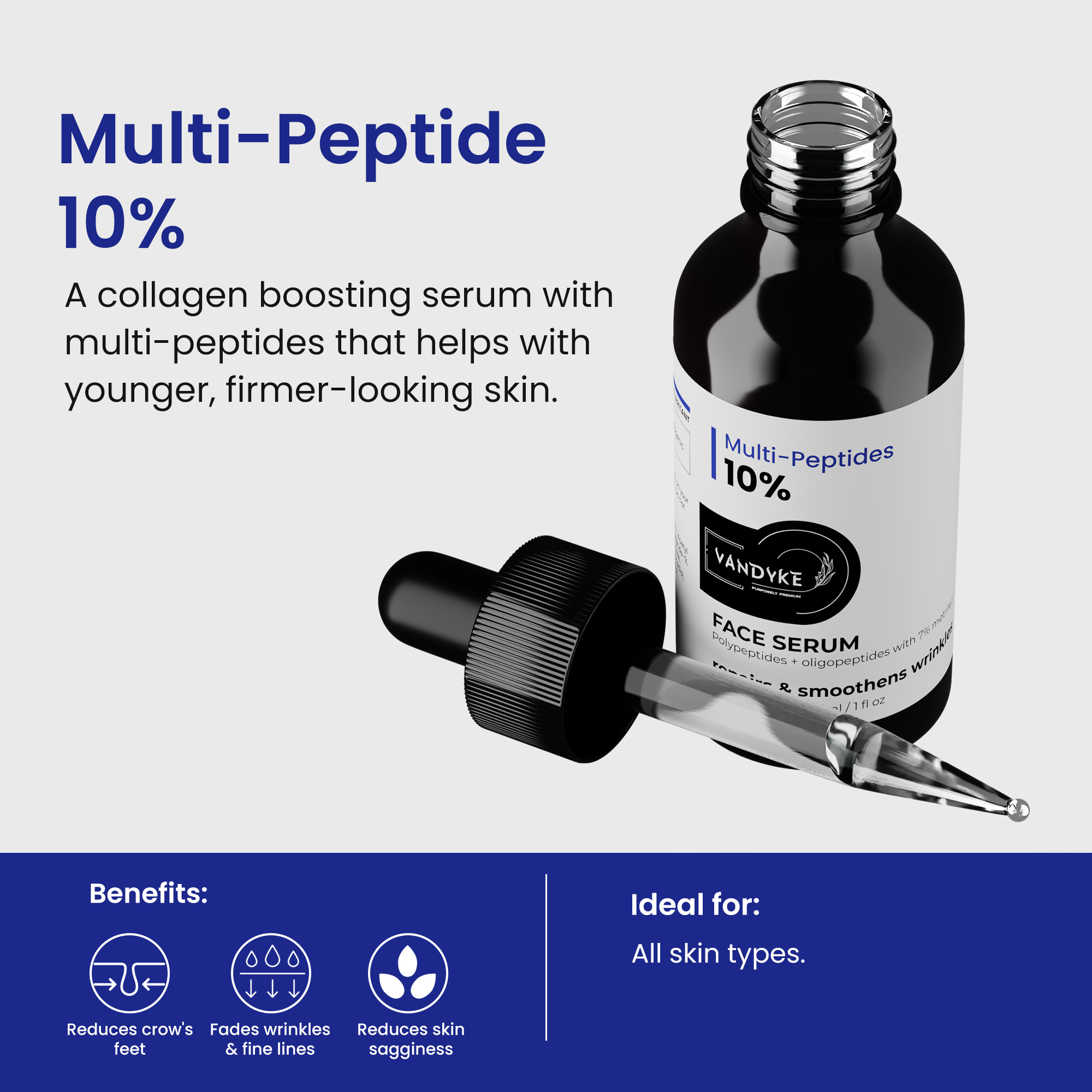Multi-Peptides 10% Face Serum - Vandyke