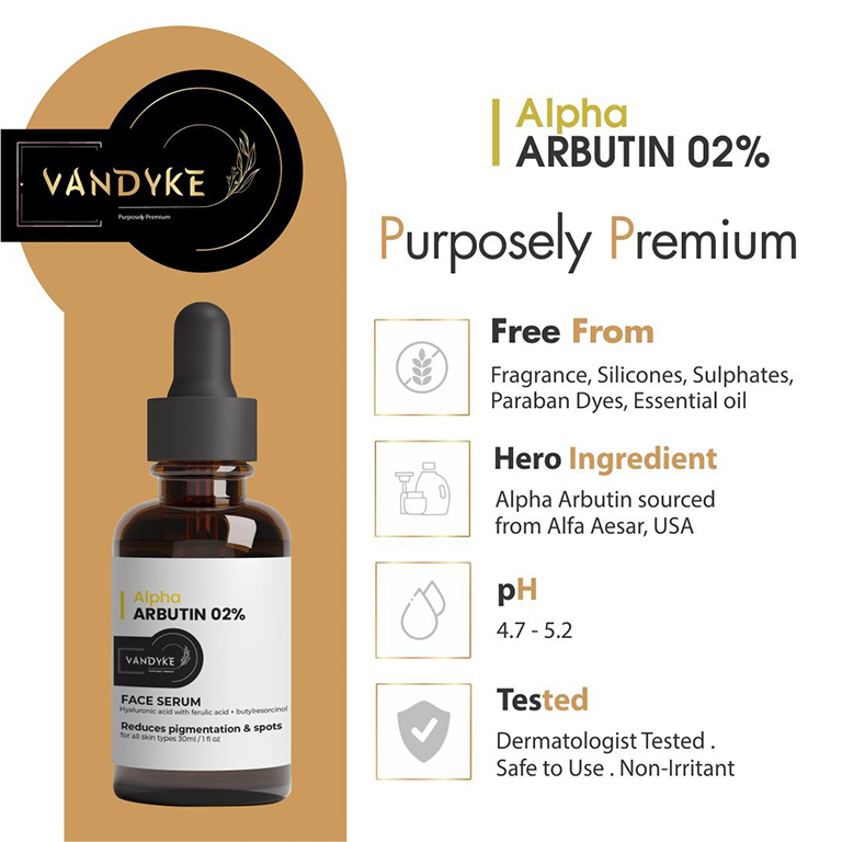 Alpha Arbutin 02% - Vandyke