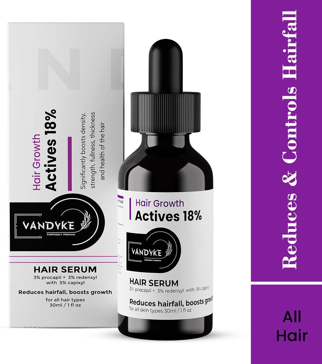 Hair Growth Actives 18% Hair Serum - Vandyke