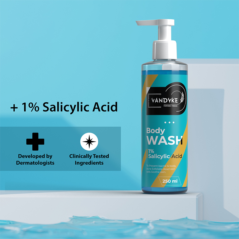 Salicylic Acid 1% Body Wash - Vandyke