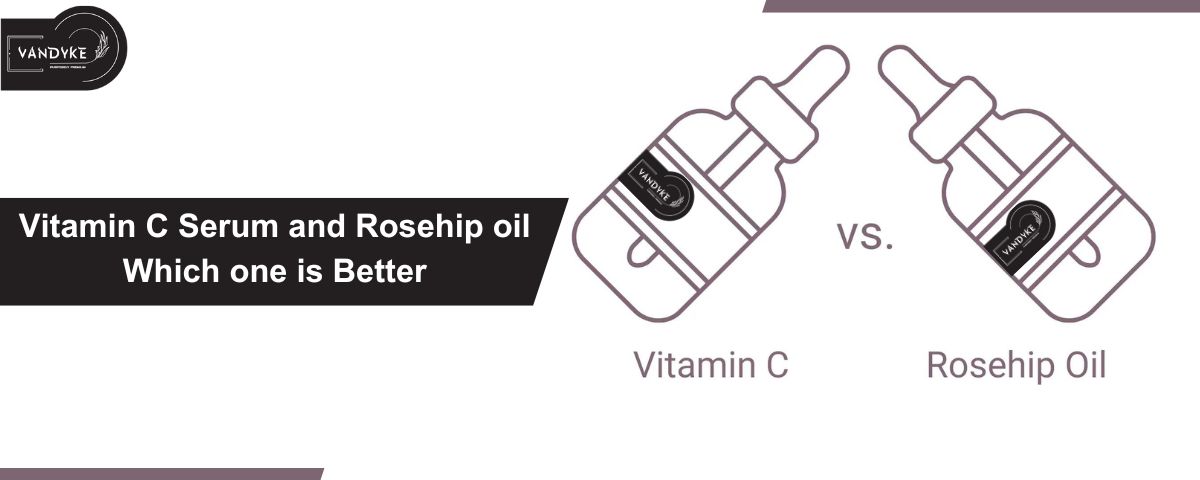 Vitamin C Serum and Rosehip oil Which one is Better - vandyke