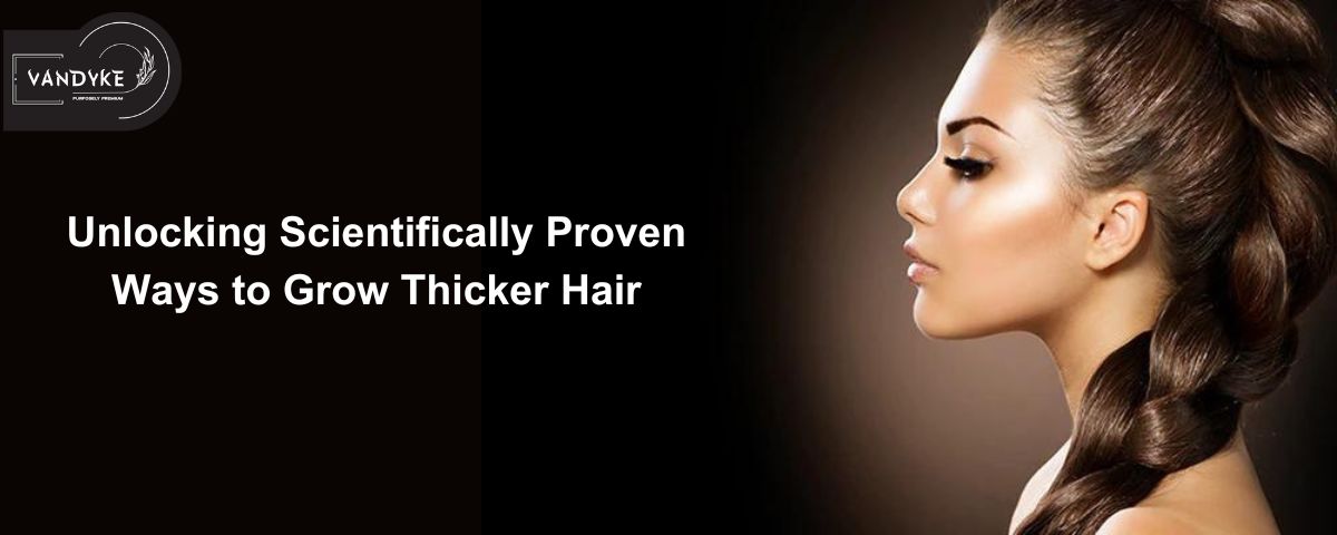 Ways to Grow Thicker Hair - Hair Growth Actives 18%